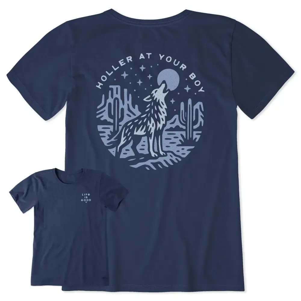 Women's Holler at Your Boy Short Sleeve Crusher Tee