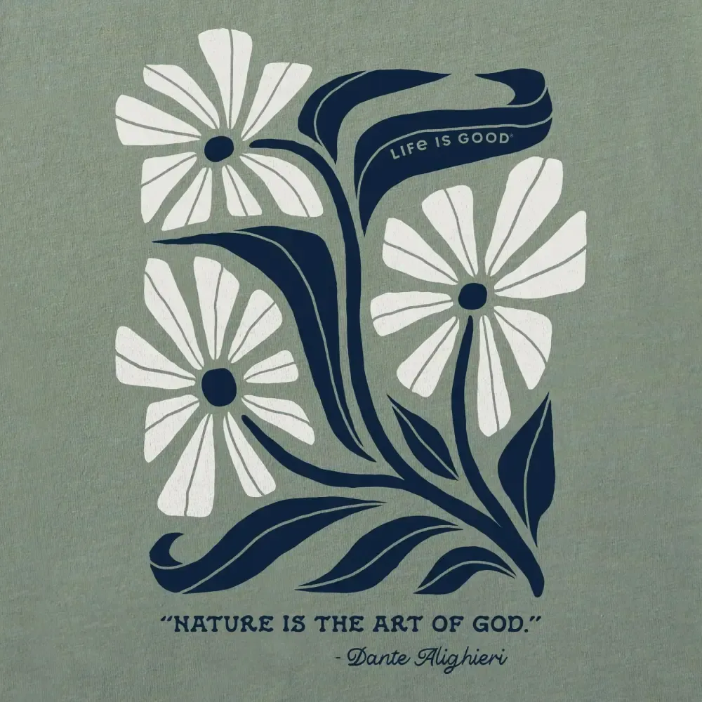 Women's Nature is Art Short Sleeve Crusher Tee