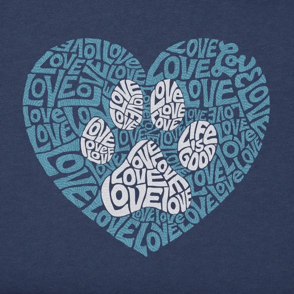 Women's Animal Heart Simply True Fleece Crew