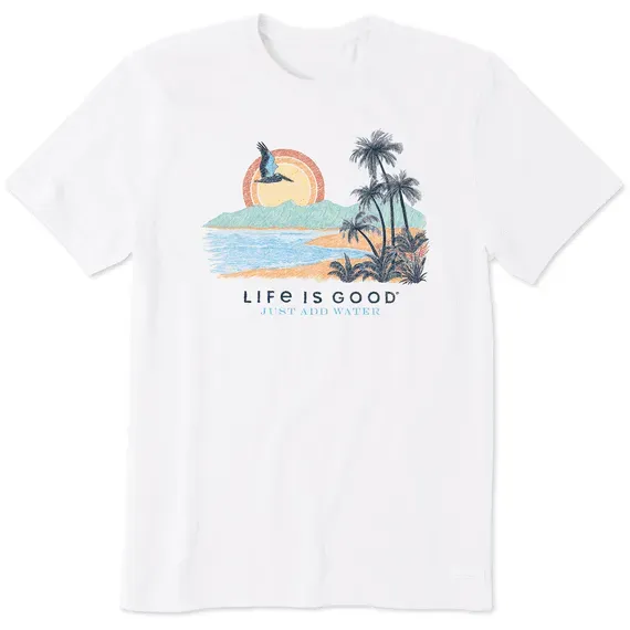 Men's Just Add Water Beach Short Sleeve Tee