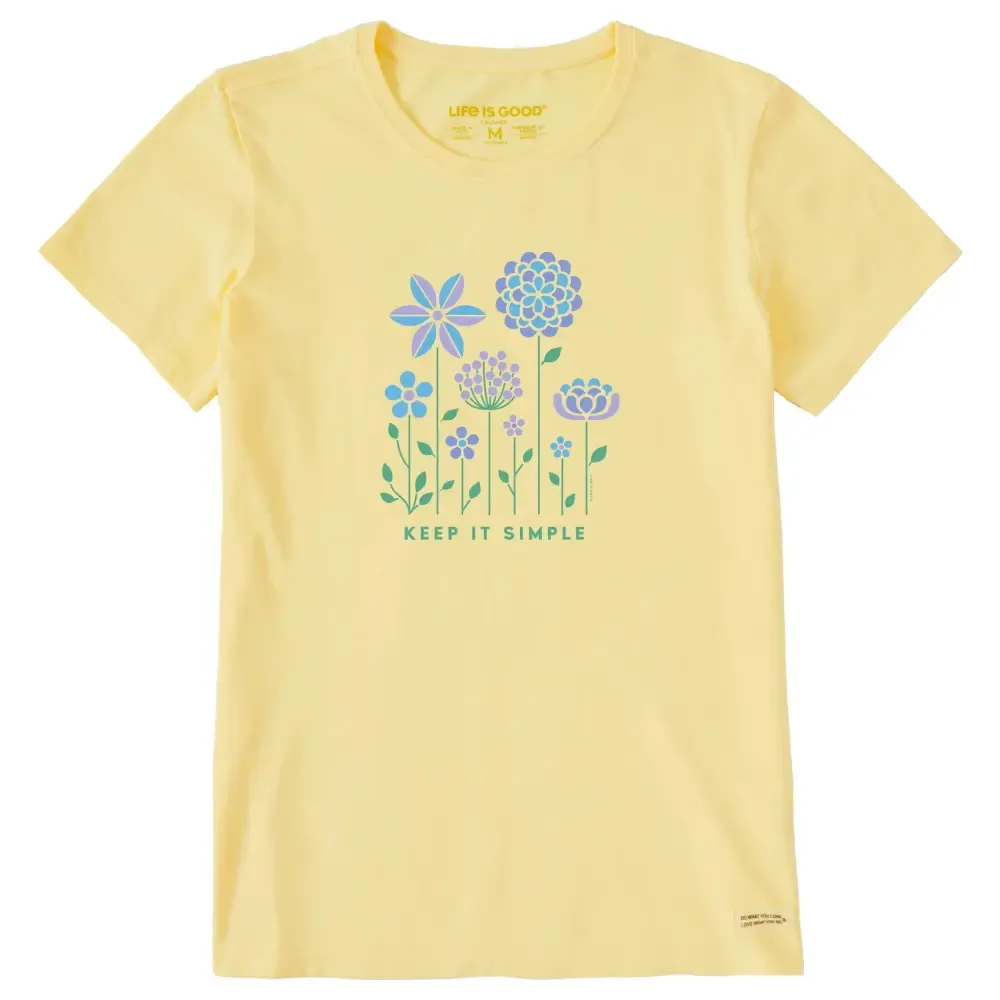 Women's Keep it Simple Garden Short Sleeve Crusher Tee