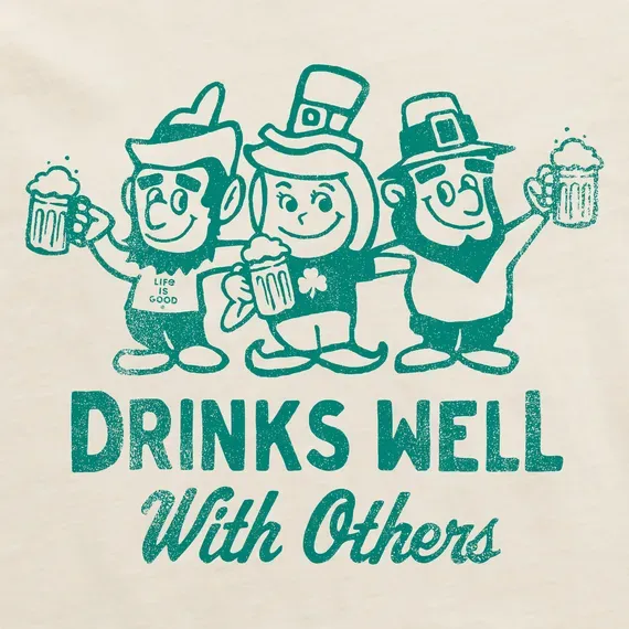 Women's Drinks Well Leprechauns  Crusher Boxy Tee