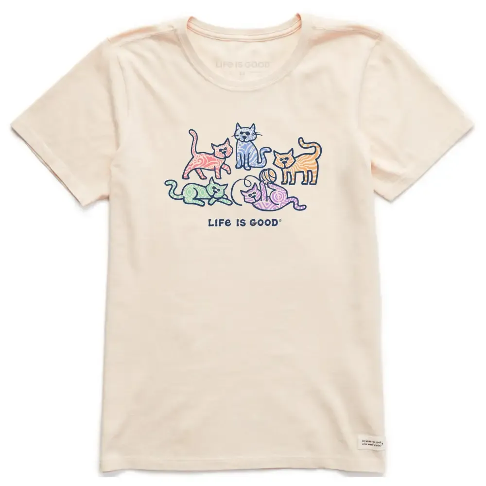 Women's Al's w Patterns Short Sleeve Crusher Tee
