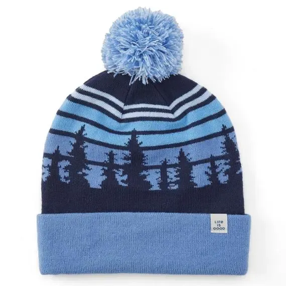 Tree Striped Sky So Chill Beanie