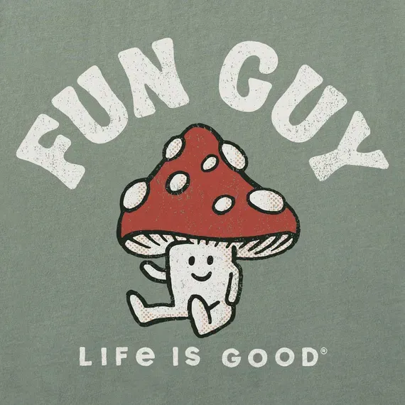 Men's Fun Guy Mushroom  Crusher Tee