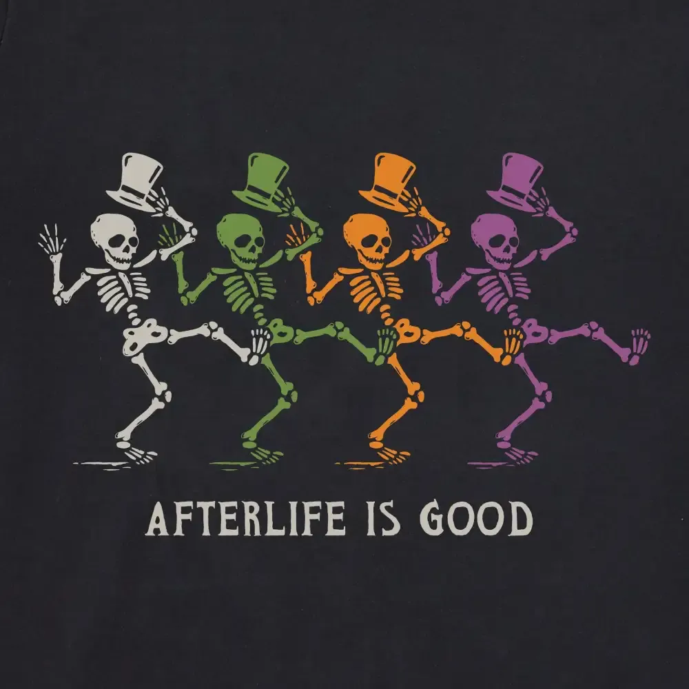 Women's Afterlife is Good Long Sleeve Crusher Vee