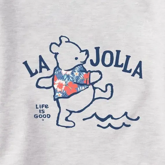 Women's Tie Dye Winnie La Jolla Simply True Fleece Crew