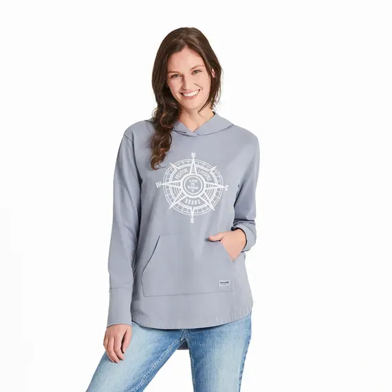 Women's Positive Compass Crusher-FLEX Hoodie Tunic