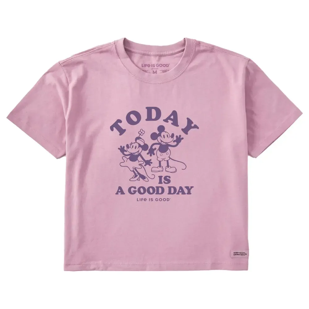 Women's Today is a Good Day Willie Short Sleeve Crusher Boxy Tee