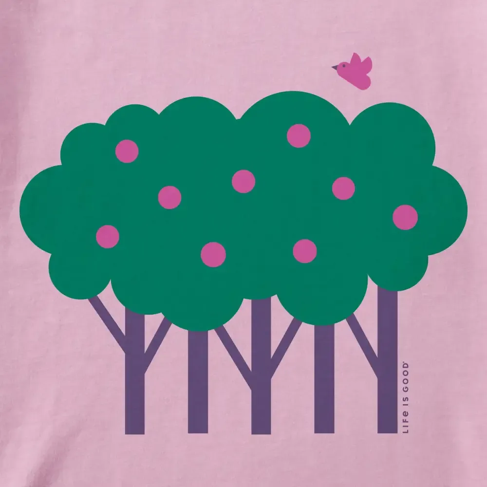Women's Apple Tree Long Sleeve Crusher Tee
