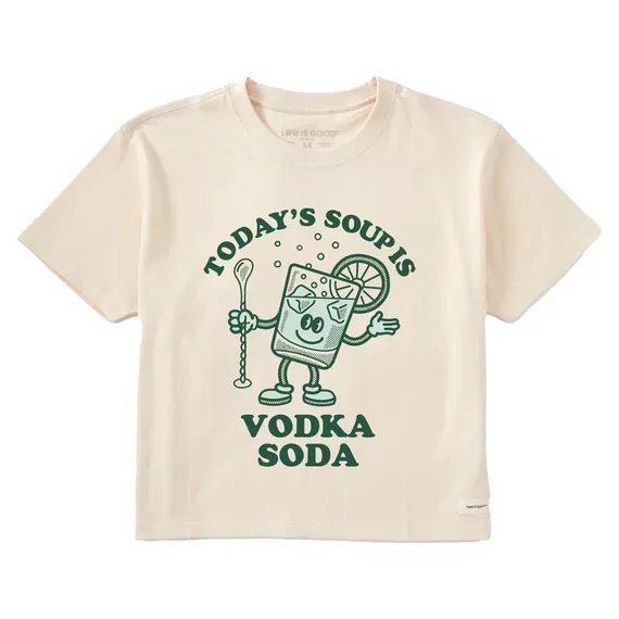Women's Vodka Soup  Crusher Boxy Tee