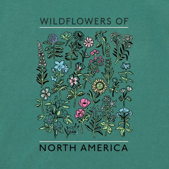 Women's Wildflowers of North America  Crusher Boxy Tee