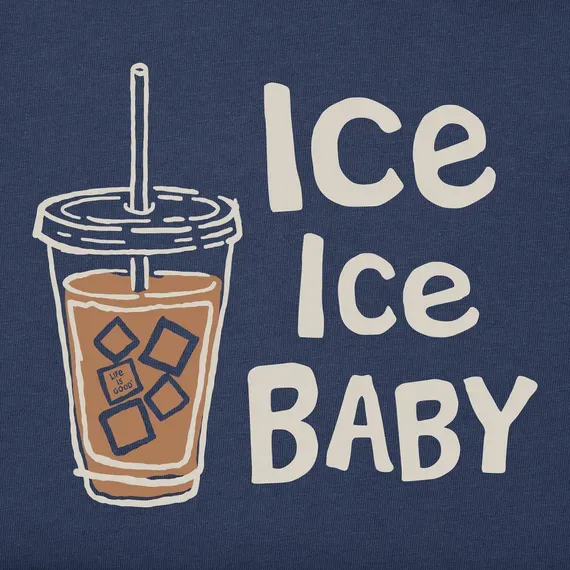 Women's Ice Ice Baby Coffee Simply True Fleece Crew