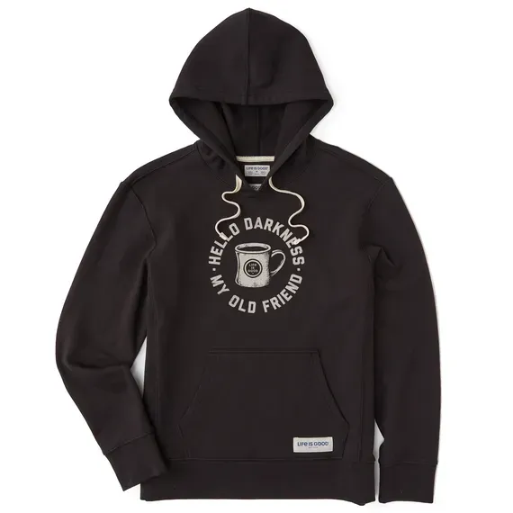 Women's Hello Darkness My Old Friend Simply True Fleece Hoodie
