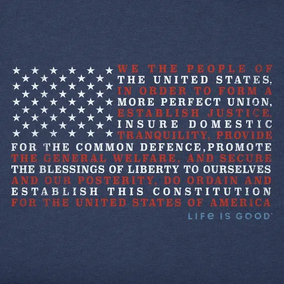 Men's Constitution Flag Short Sleeve Tee