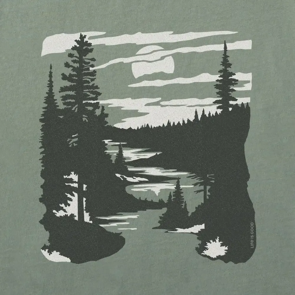 Women's A River Runs Through It Short Sleeve Crusher Tee