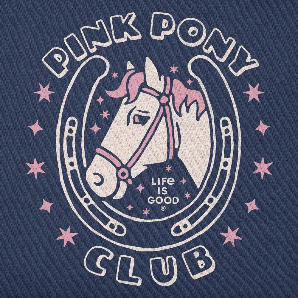 Men's Pink Pony Club Short Sleeve Crusher Tee
