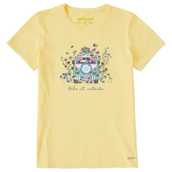 Women's Take It Outside Wildflower Van Short Sleeve Tee