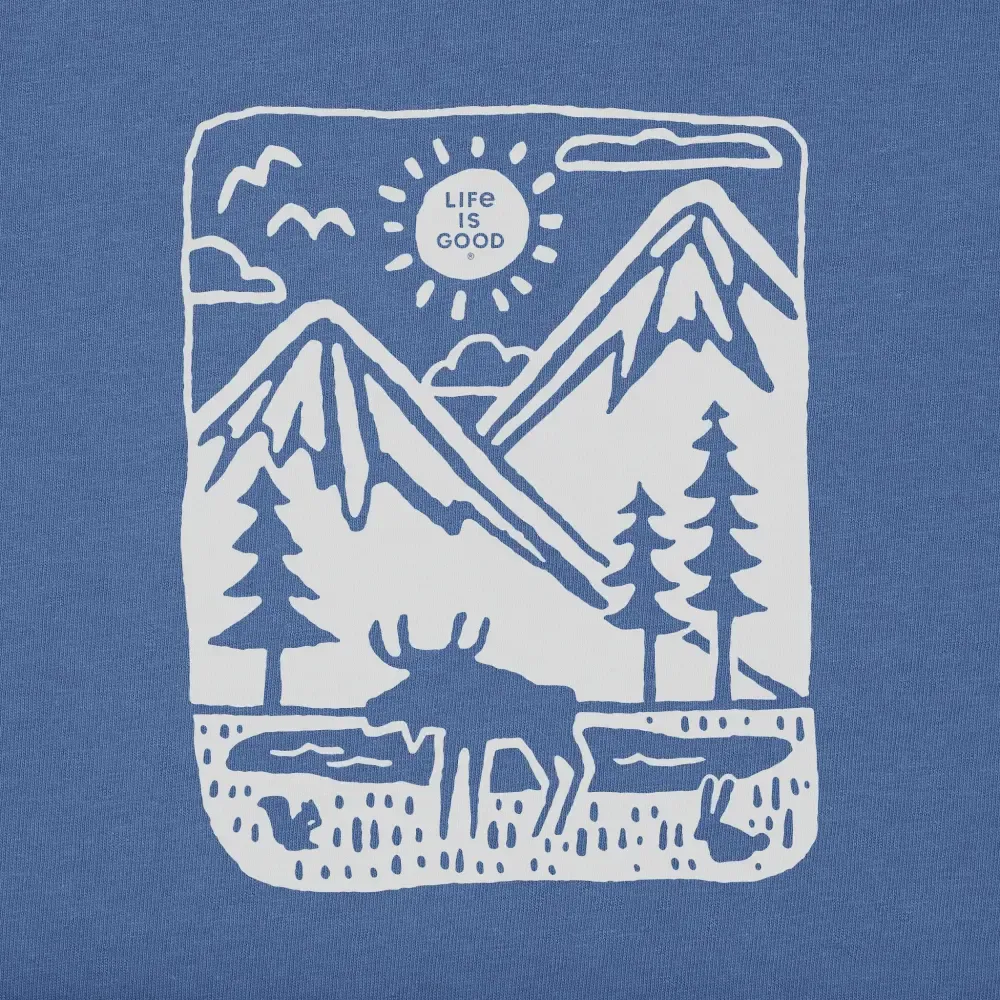 Women's Moose Mountain Scene Short Sleeve Tee