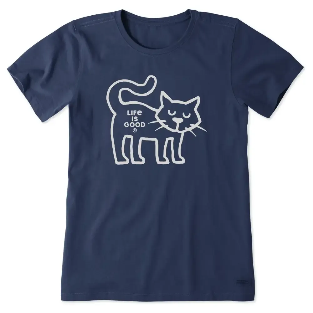 Women's Al Outline Short Sleeve Crusher Tee