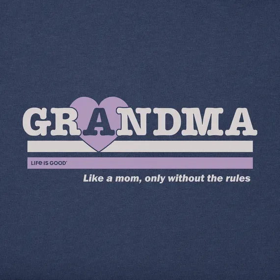 Women's No Rules Grandma Simply True Fleece Crew