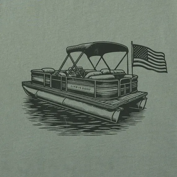 Men's Pontoon Boat Crusher Tee