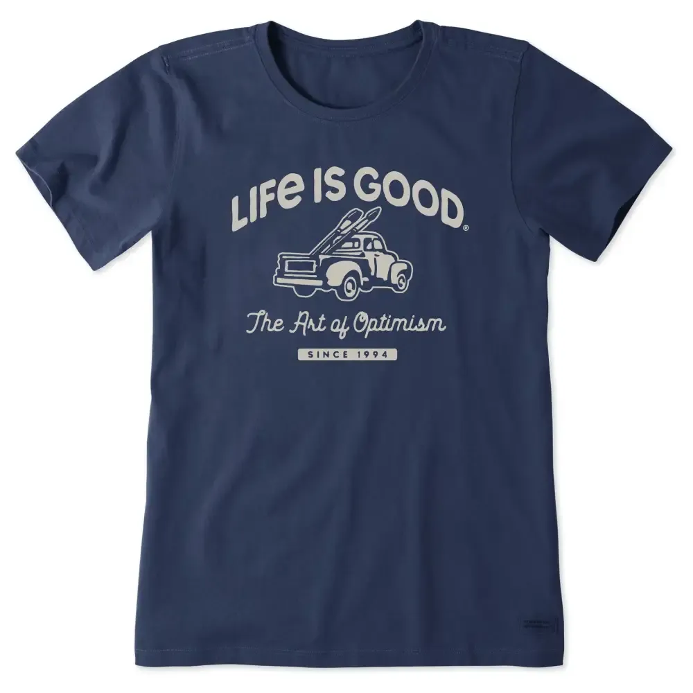 Women's Art of Optimism Truck Short Sleeve Tee