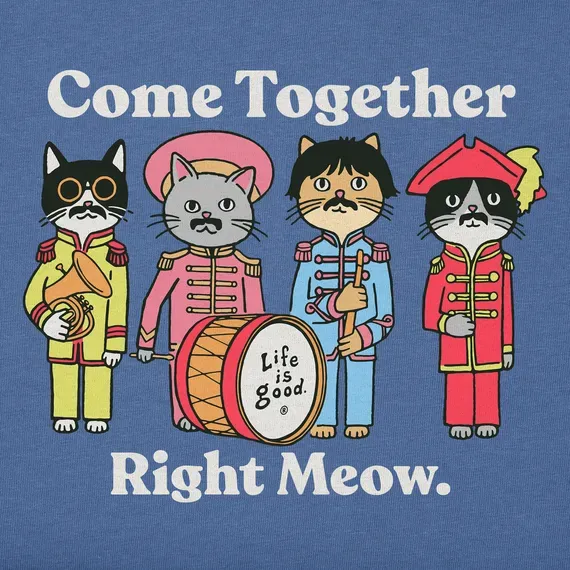Men's Come Together Right Meow Short Sleeve  Tee