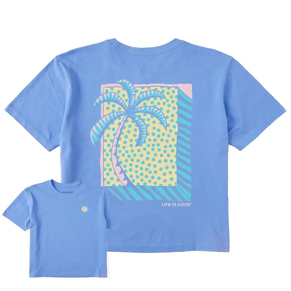 Women's Memphis Palm Short Sleeve Crusher Boxy Tee
