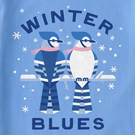 Women's Winter Blues Simply True Fleece Crew