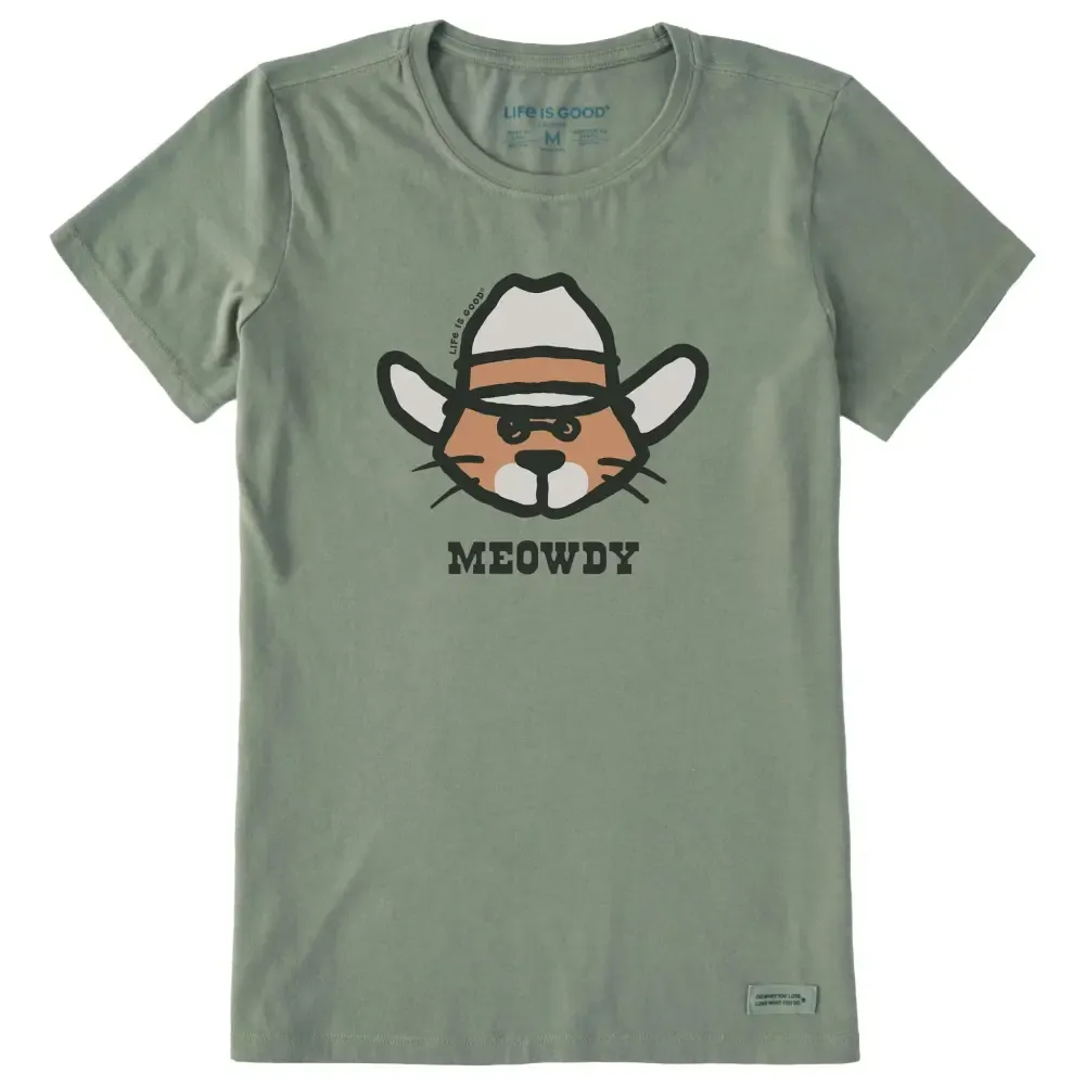 Women's Meowdy Al Short Sleeve Crusher Tee