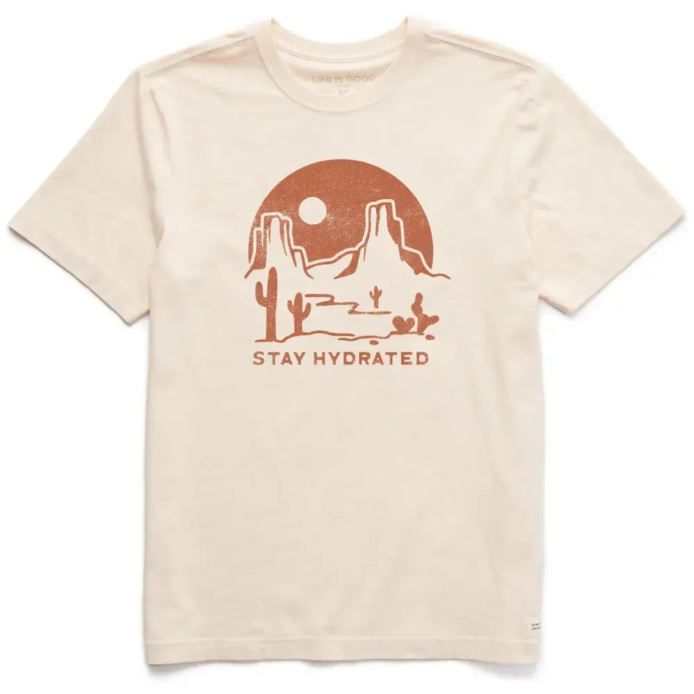 Men's Stay Hydrated in the Desert Short Sleeve Crusher Tee