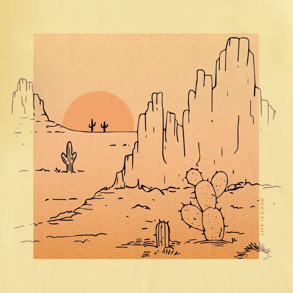 Men's Desert Sunset Short Sleeve Tee