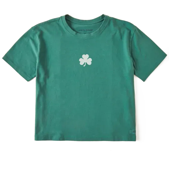 Women's Bert's Shamrock  Crusher Boxy Tee