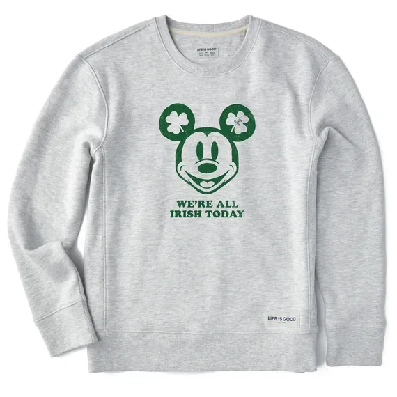 Women's We're All Irish Today Willie Simply True Fleece Crew