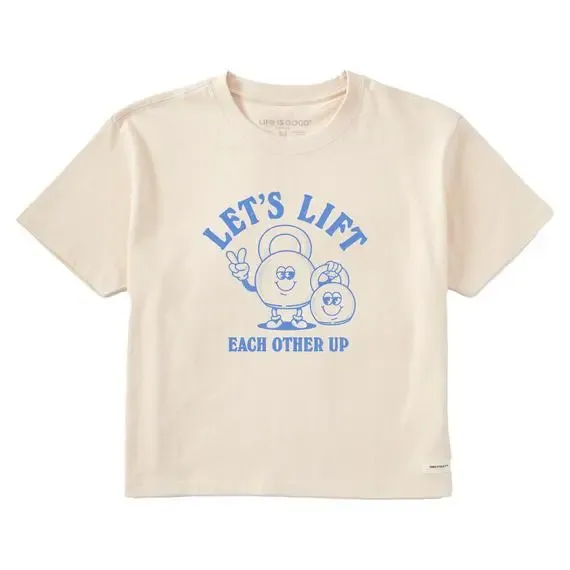 Women's Lift Each other Up Boxy Crusher Tee