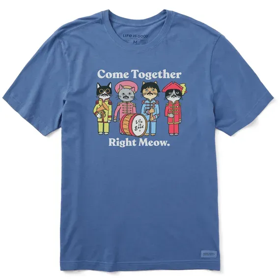 Men's Come Together Right Meow Short Sleeve  Tee