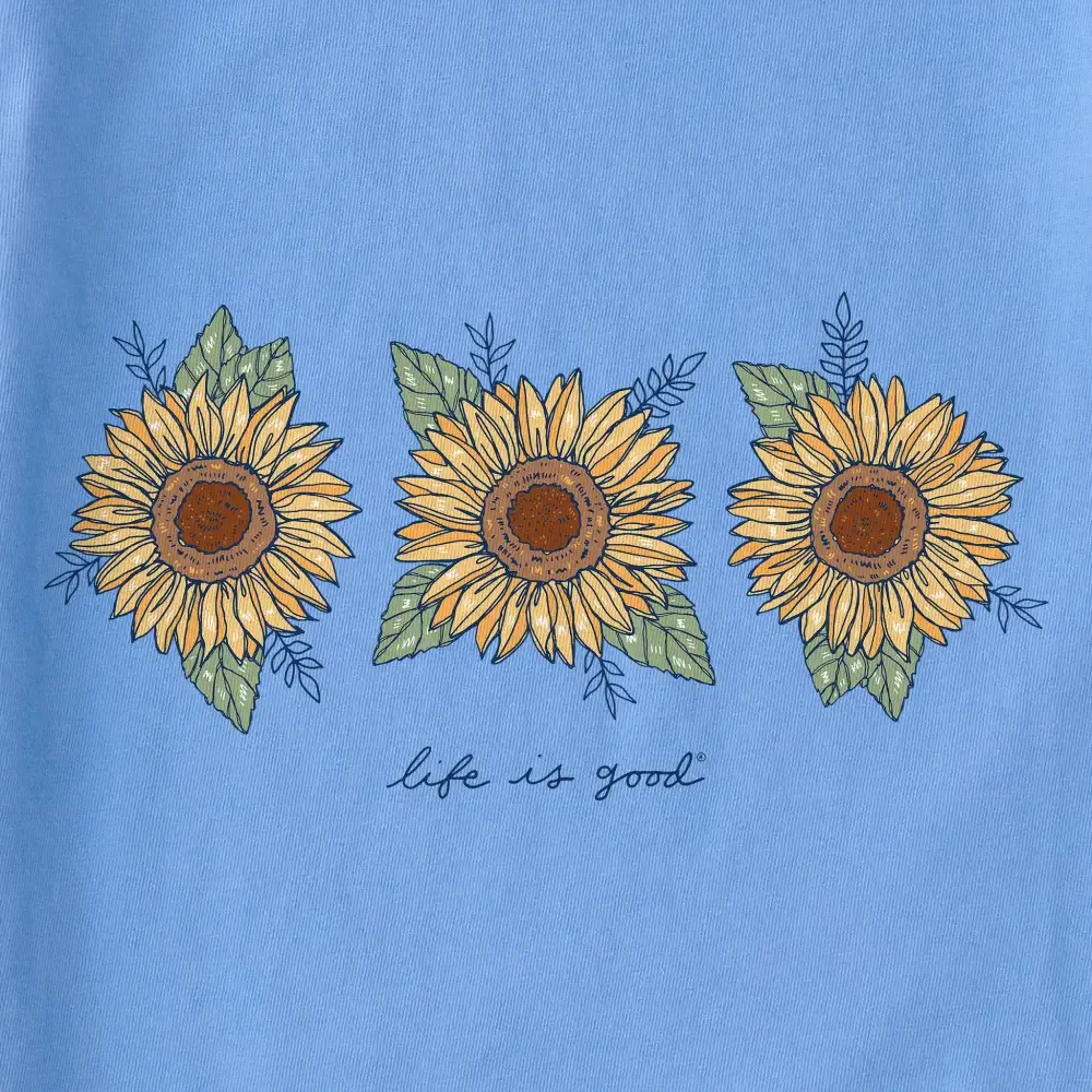 Women's 3 Sunflowers Simply True Fleece Hoodie