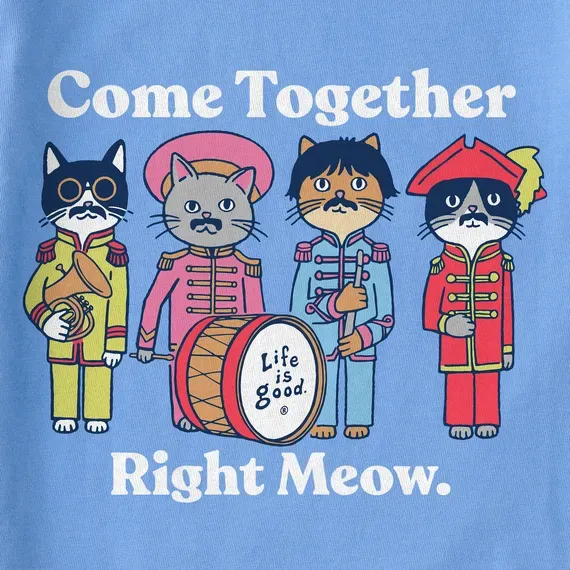 Women's Come Together Right Meow Simply True Fleece Crew