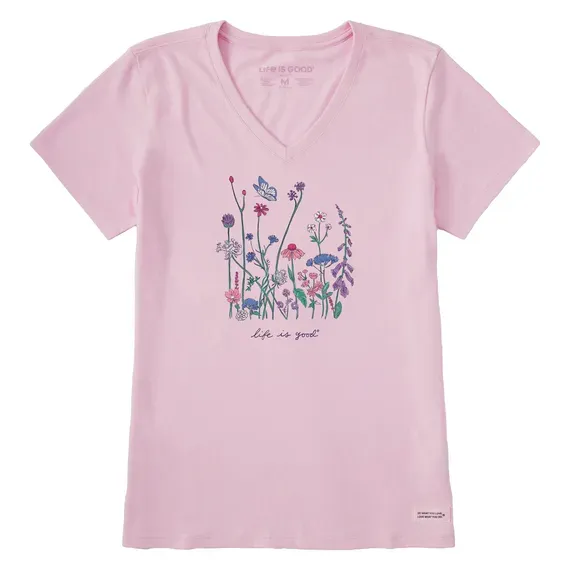 Women's Realaxed Wildflowers  Crusher Vee