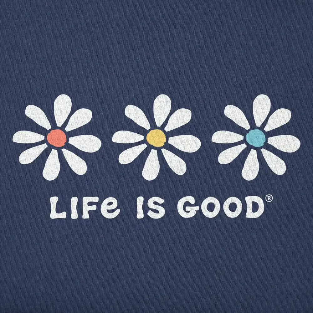 Women's 3 Daisies Short Sleeve Crusher Boxy Tee