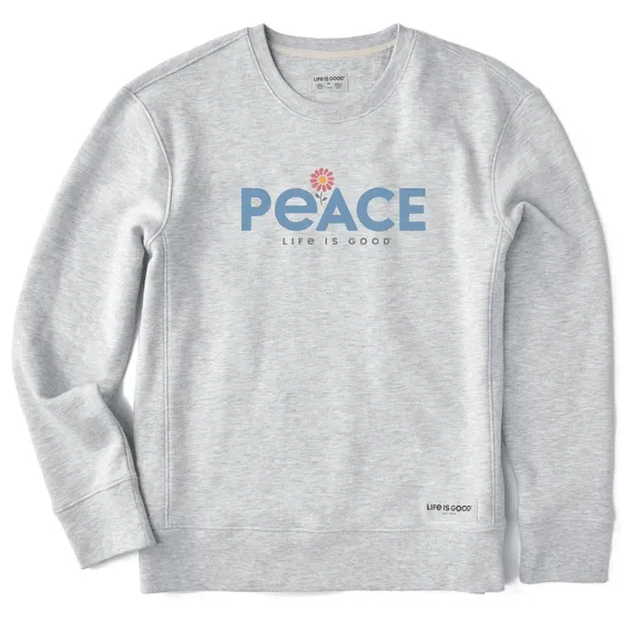 Women's Peace Daisies Simply True Fleece Crew