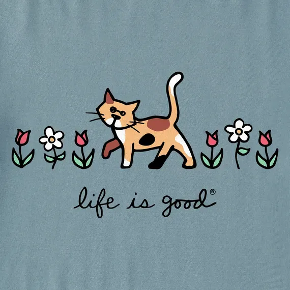 Women's Al with Flowers  Crusher Tee