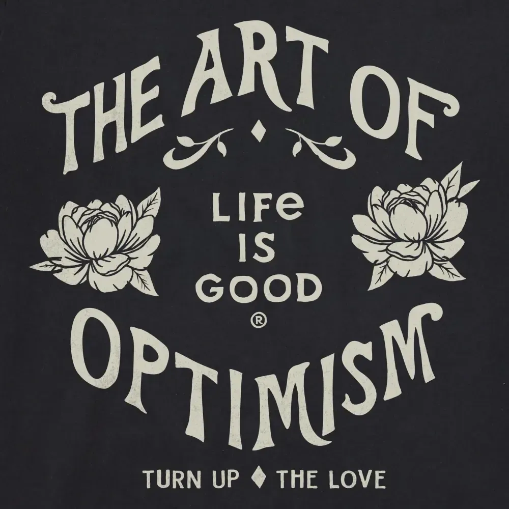 Women's Art of Optimism Peonies Short Sleeve Tee
