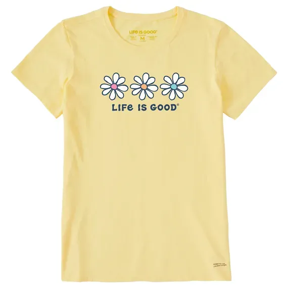 Women's 3 Daisies  Crusher Tee