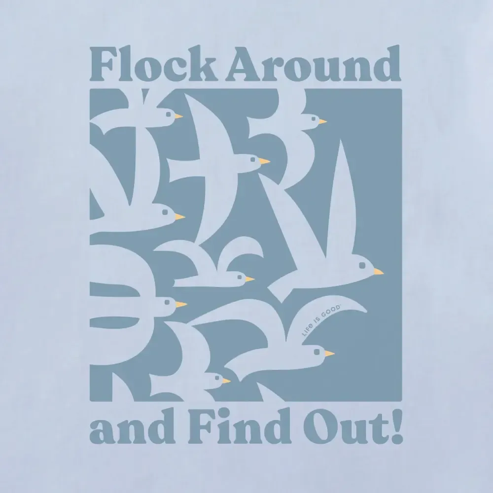 Women's Flock Around and Find Out Short Sleeve Crusher Boxy Tee