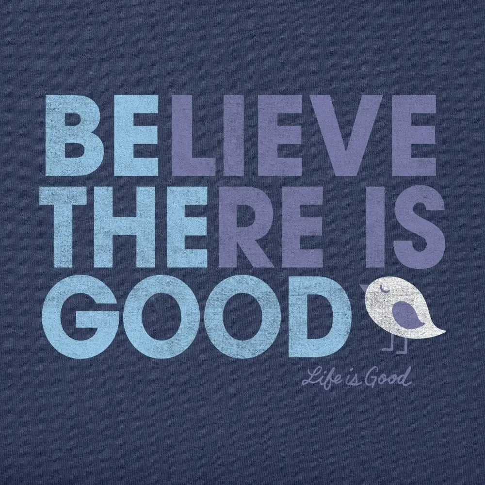 Women's Be The Good Bird Short Sleeve Crusher Vee