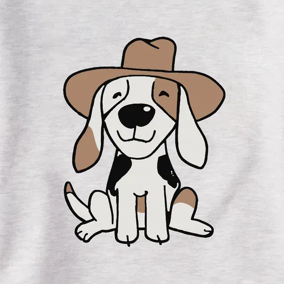Women's Cowboy Pup Simply True Fleece Crew