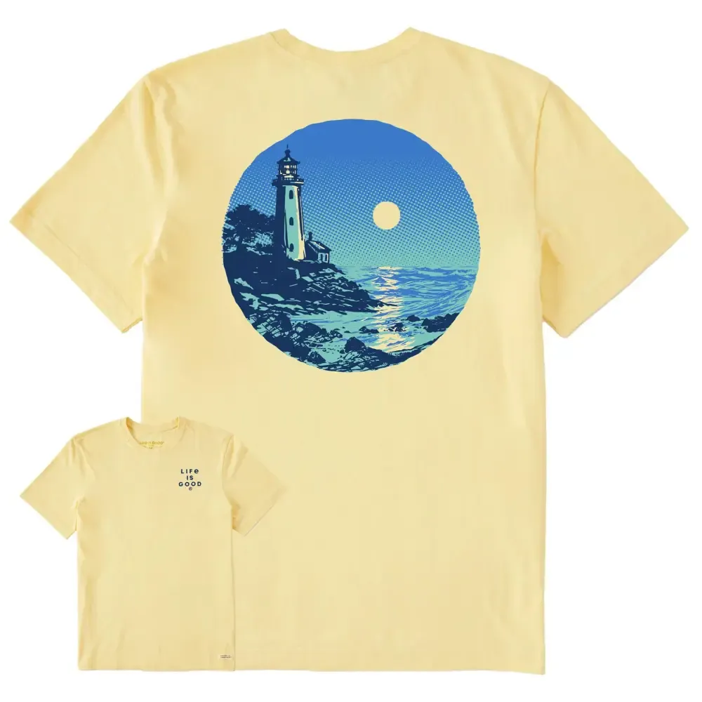 Men's Lighthouse Moon Short Sleeve Tee