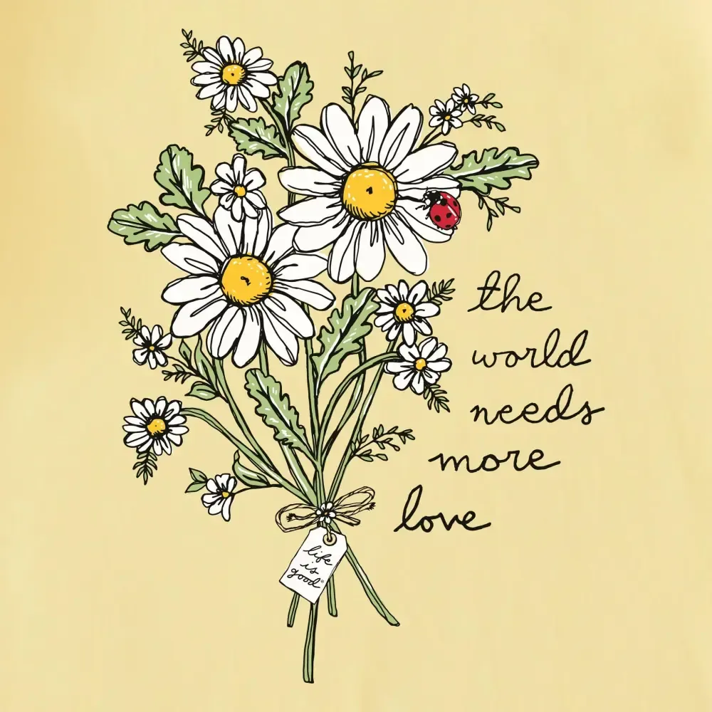 Women's More Love Daisies Short Sleeve Tee